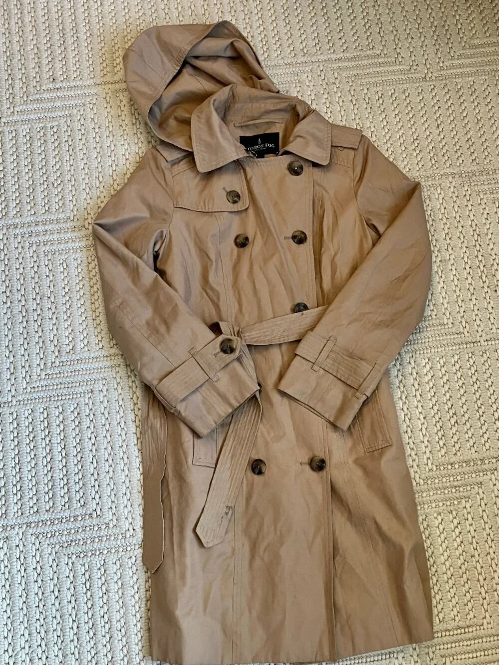 London Fog Tan Trench Coat